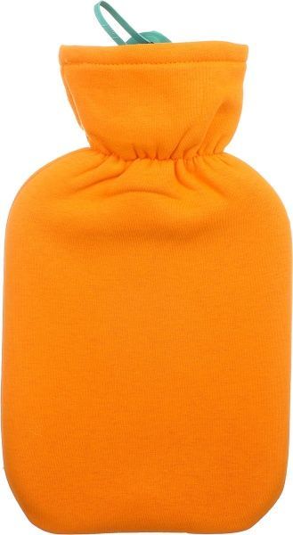 Грілка гумова Ач.2 в помаранчевому чохлі