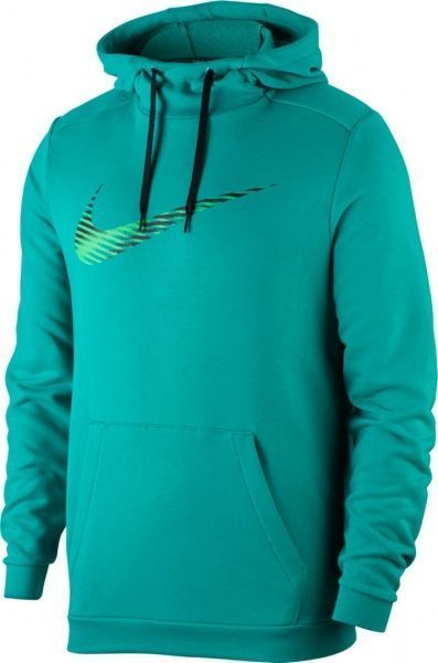 Джемпер Nike M NK DRY HOODIE PO SWOOSH CJ4268-370 р. L зелений