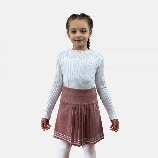 Спідниця ART KNIT Герда Попіл троянди р.128-134 