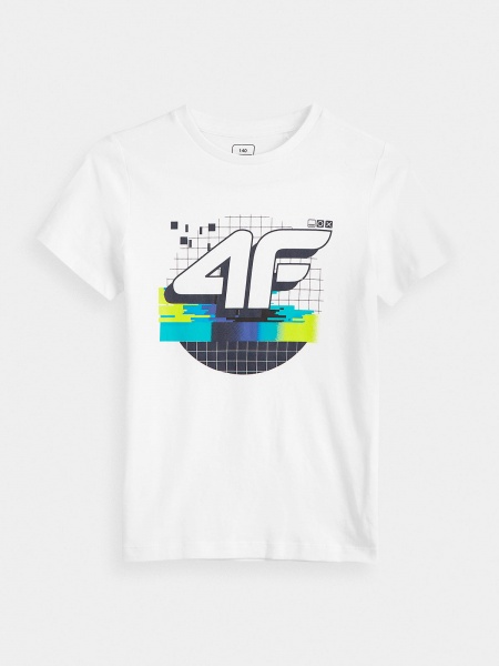 Футболка 4F HJZ21-JTSM003-10S р.140 белый