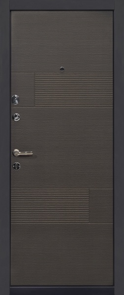 Двері вхідні Міністерство дверей Оптима 58 венге сірий горизонт 2050х860 мм ліві