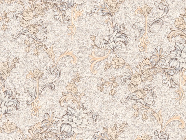 Шпалери вінілові на флізеліновій основі Слов'янські шпалери V.I.P Class Бахче 3641-12 1,06x10,05 м 