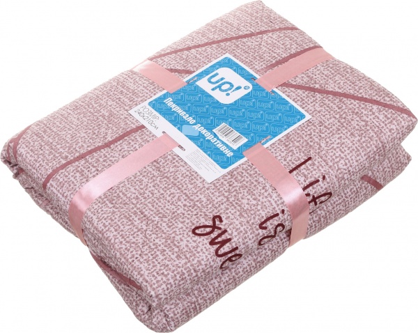 Покривало Paris 210x240 см UP! (Underprice) рожевий 