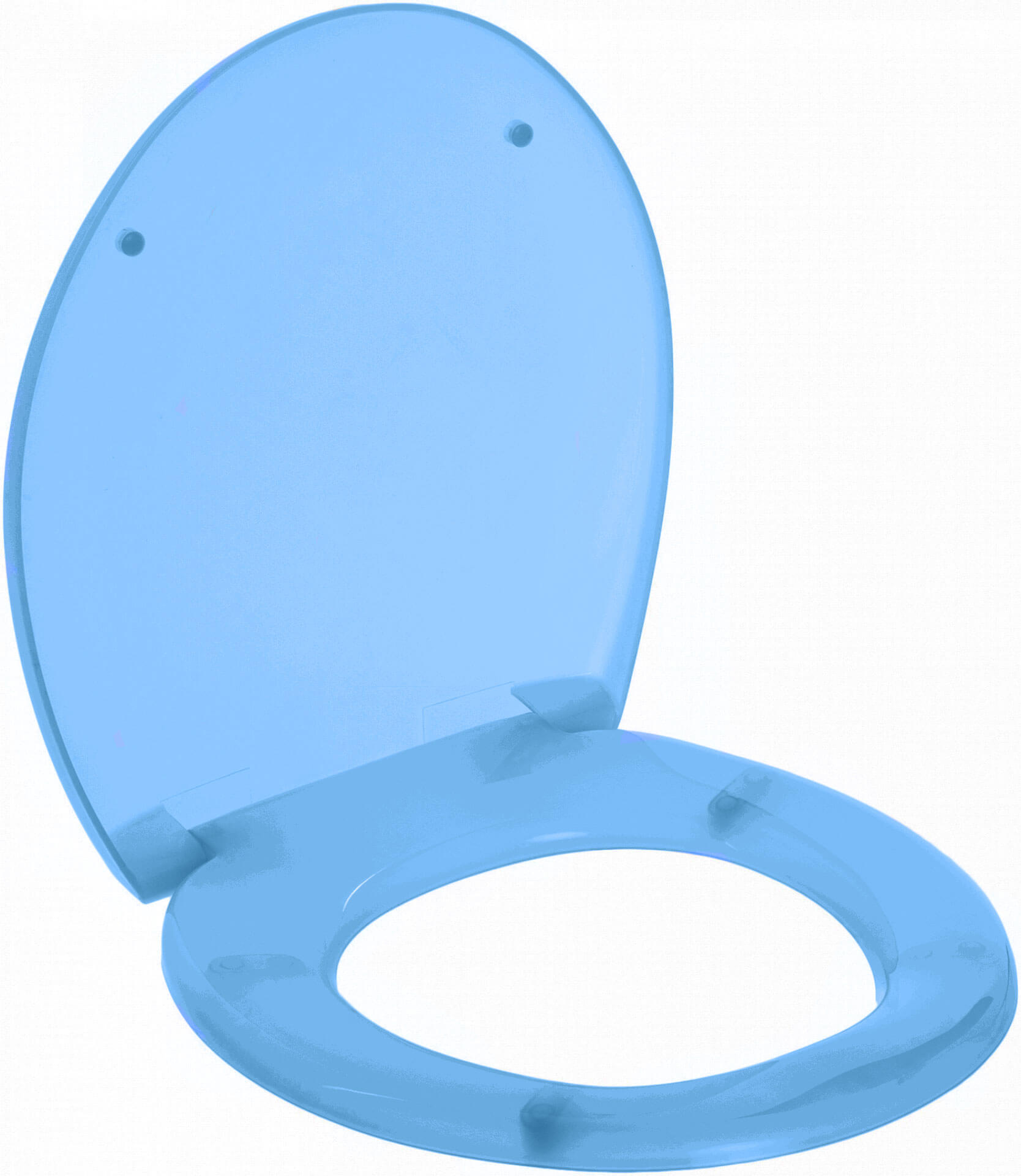 Сиденье для унитаза SoloPlast Универсал 425x368x35 мм синее