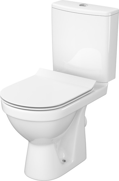 Унитаз-компакт Cersanit 781 ZIP Simple On 011 3/5 з дюропластовым сидением Slim Lift