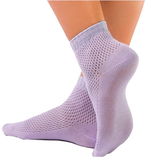 Шкарпетки Conte AJOUR короткі люрекс 15С-81СП 077 р. 23 блідо-бірюзовий 1 шт. 