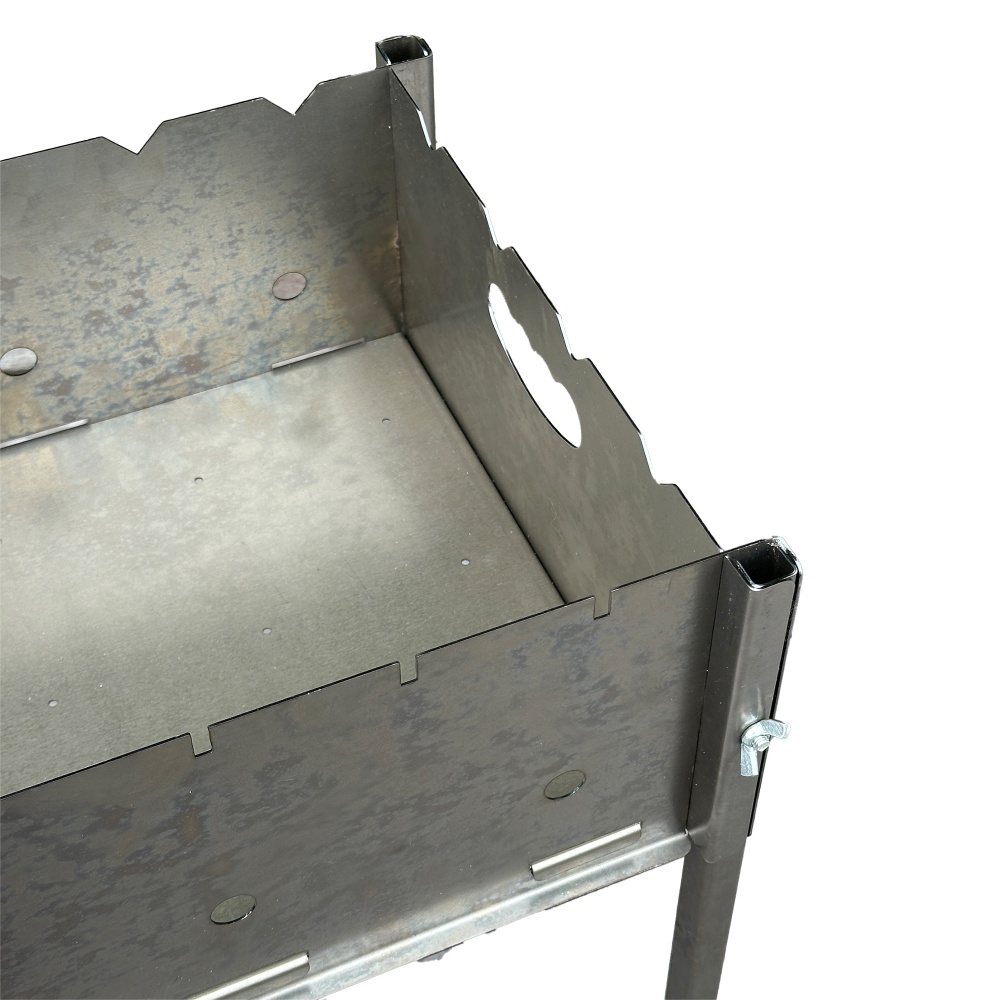 Мангал раскладной Metalzavod Турист на 5 шампуров 0.8 мм (MT5F-08)