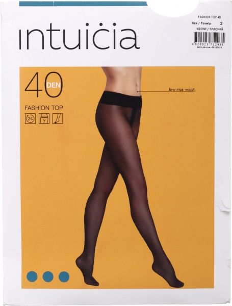 Колготки жіночі Інтуїція Fashion top 40 den р. 2 тілесний 