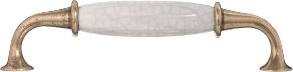 Меблева ручка D-126 G4 128 мм антична бронза DC 70652