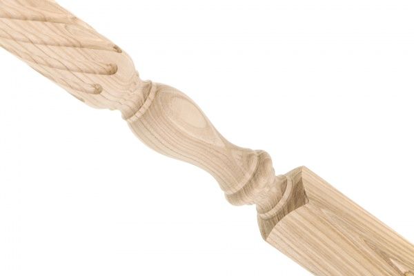 Балясина ясеневая фрезерованная тип-2 55x55x900 мм