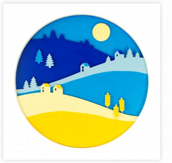 Набор для рисования Картина 3D Живописная Украина 30х30 см Rosa Talent 