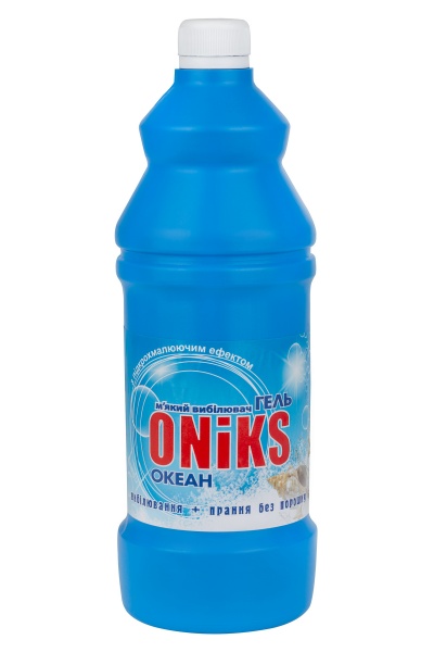 Гель для выведения пятен ONIKS Океан с подкрахмаливающим эффектом 950 мл