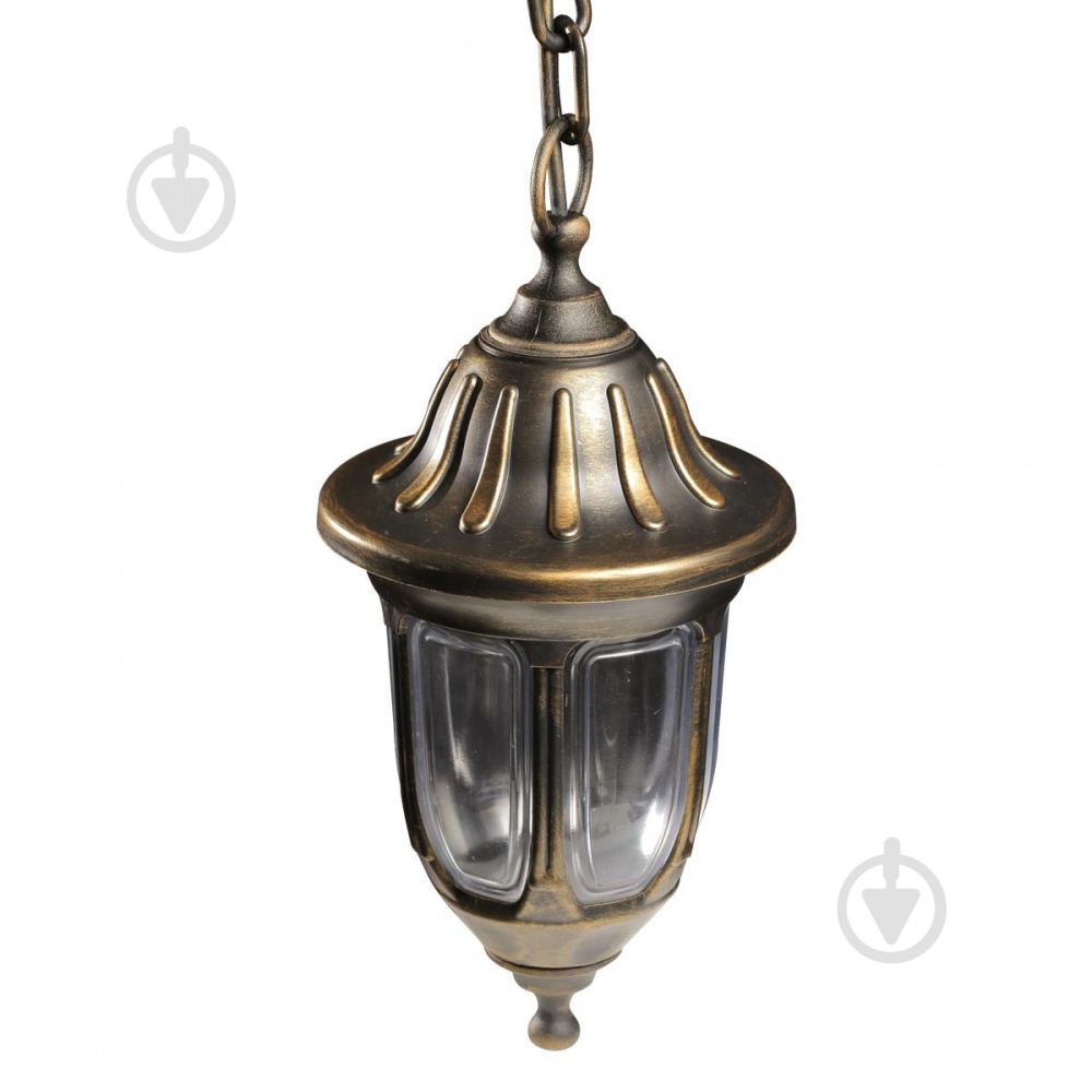 Світильник парковий Expert Light Кантрі E27 IP44 антична латунь GAR-1627-TEП