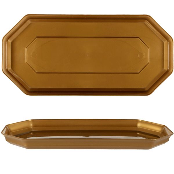 Піддон пластиковий Prosperplast для кактусів 0531 прямокутний (0531) теракот/ 