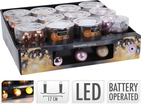 Электрогирлянда разноцветная встроенный светодиод (LED) 10 ламп 2 м