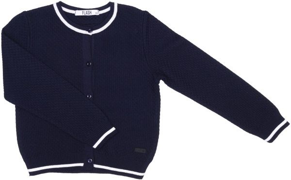 Кардиган Flash р.116 темно-синий с белым 20G006-4-3900 