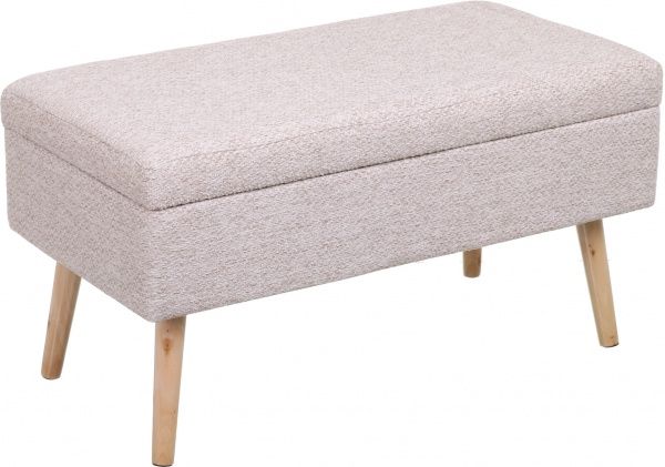 Сундук-пуф Robert 80х39,5х40 см бежевый 