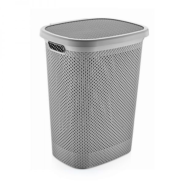 Кошик для білизни Diamond 60 л 81040 сірий 