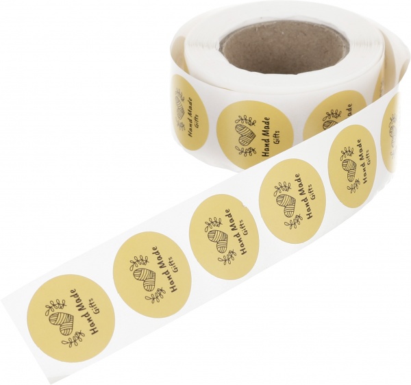 Скотч декоративний Handmade в'язане серце