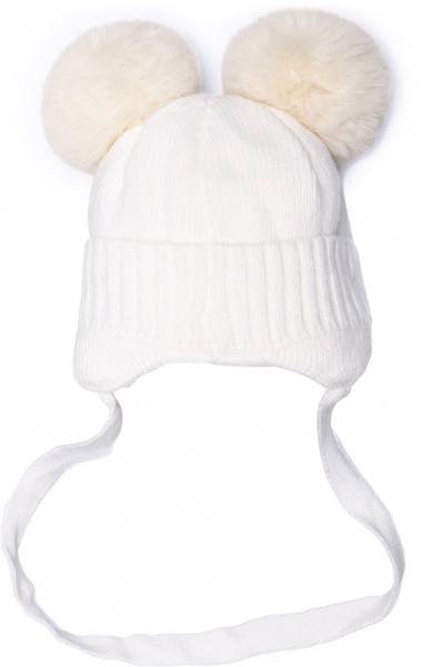 Шапочка дитяча для дівчинки Kraft+ р.36-38 молоко 1963 