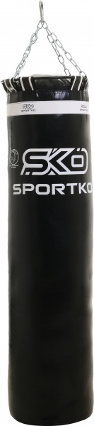 Боксерский мешок SPORTKO 100x35 см 40 кг черный