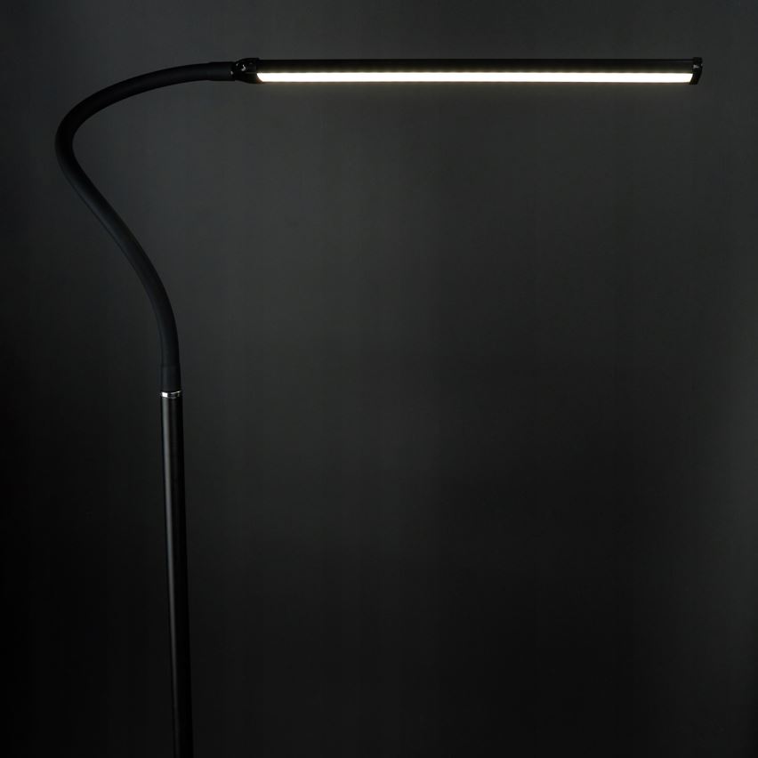 Торшер Berger 14 Вт без цоколя чорний 1049-FL-14 Black