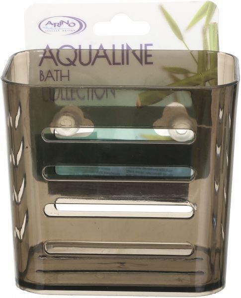 Стакан для зубных щеток Arino Aqualine серая