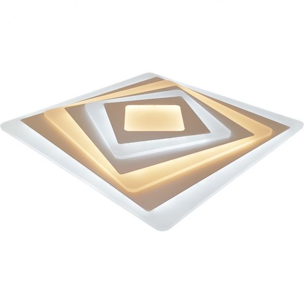 Світильник світлодіодний Hopfen з пультом ДК (plexiglas) 100 Вт білий 3000-6500 К QUADRA 100W 