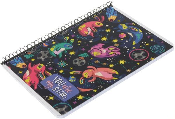 Тетрадь школьная А5 80 листов в клеточку A5-SC-080-6081K Student Школярик