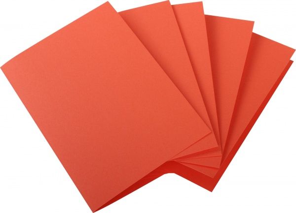 Набір заготівель для листівок 5 шт. 16,8х12 см № 13 помаранчевий 220 г/м2 