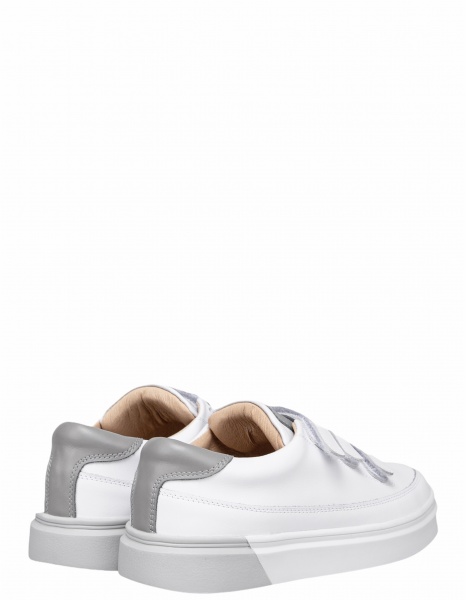 Кеди дитячі унісекс MiracleMe р.36 білий із сірим 8319-035Х 