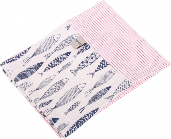 Серветка La Nuit червона смужка 35x45 см червоний 