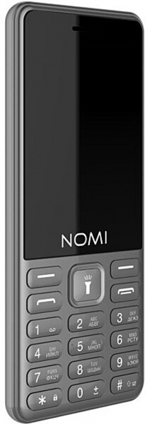 Мобильный телефон Nomi i2840 grey 873264