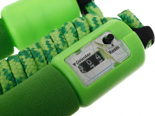 Скакалка MaxxPro kids з лічильником 210 см гумові ручки в асортименті MX0306455