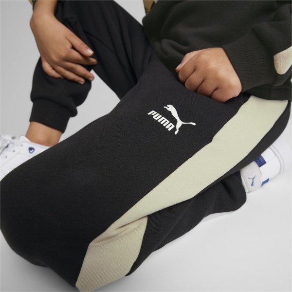 Брюки Puma T7 PUMAMATES SWEATPANTS TR 53847301 р. 110 черный