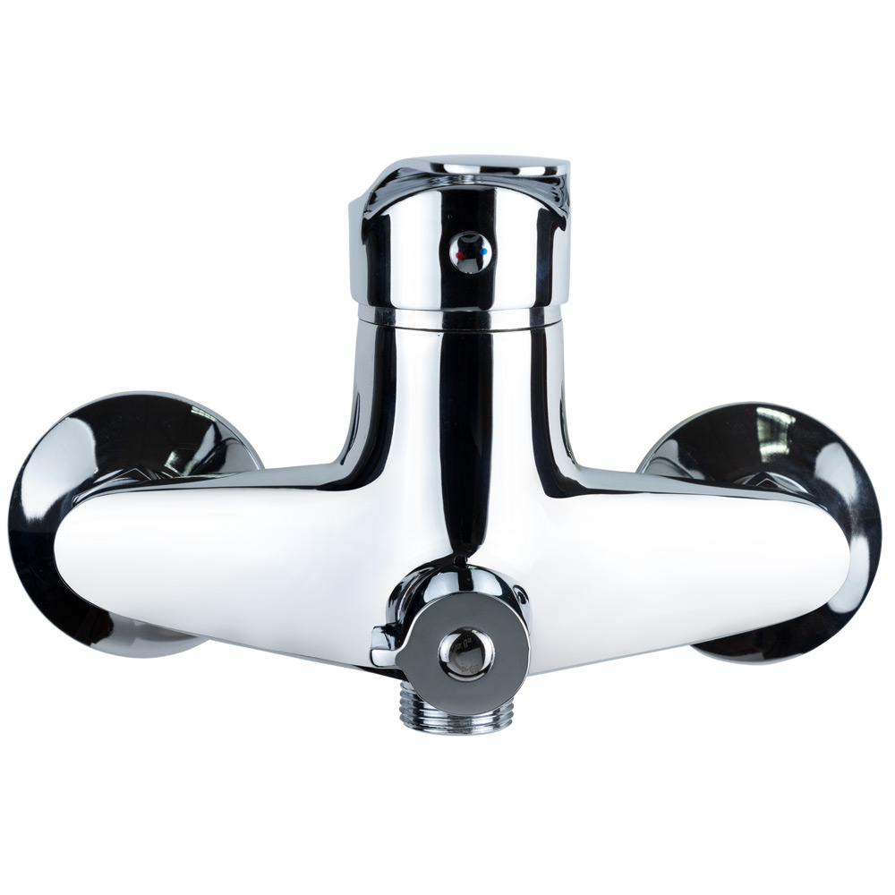 Смеситель TAU s07 O40 для ванны гусак прямой 350мм дивертор встроенный картриджный (SE-2C245C)