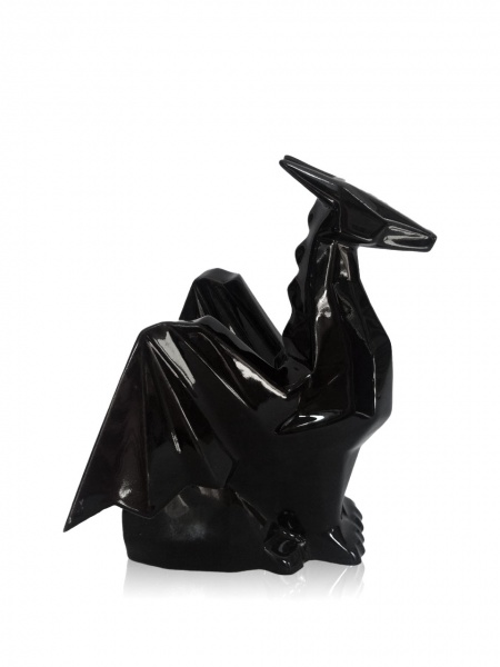 Декорація новорічна Дракон 14x11x17 см 2024-17 2024-17 чорний 