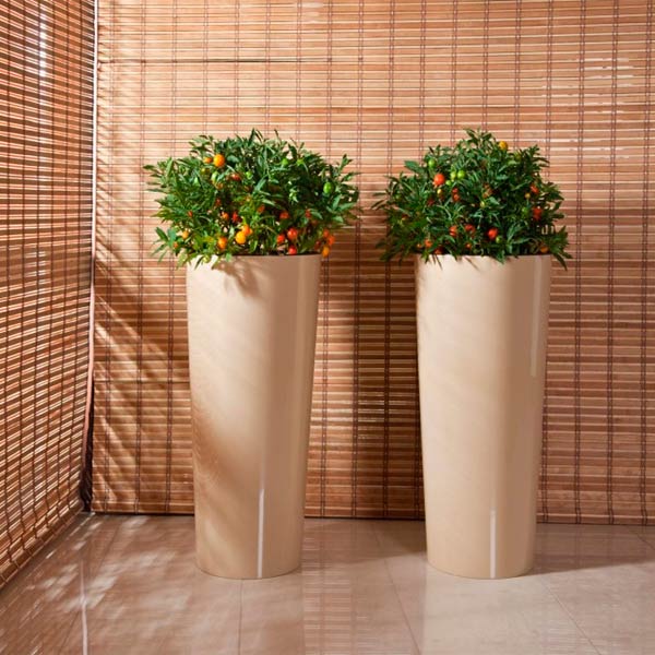 Горшок цветочный Lamela Лилия 140 14х26.1 см зеленый 14х26.1 см