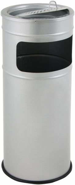 Урна Завод Фрунзе Мальборо серебристая 15 л серебряный 1739