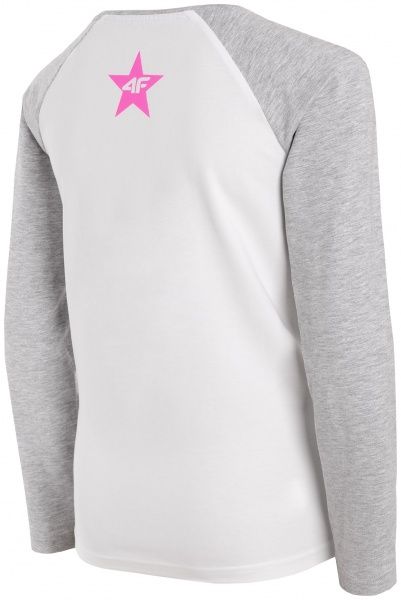 Футболка 4F HJZ19-JTSDL001-27M 158 светло-серый