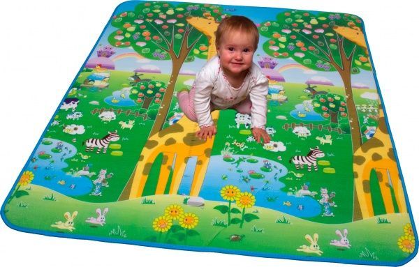 Развивающий коврик Limpopo Большой жираф и разноцветная азбука 120х180 см LP012-120