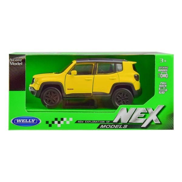 Автомодель Welly 1:32 Jeep Renegade Trailhawk в ассортименте 39891