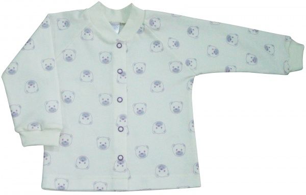Кофточка детская Baby Veres Baby Bear р.80 белый с лиловым 