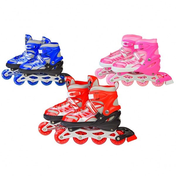 Роликові ковзани Shantou SC190153, 3 кольори р. 38-43 в асортименті