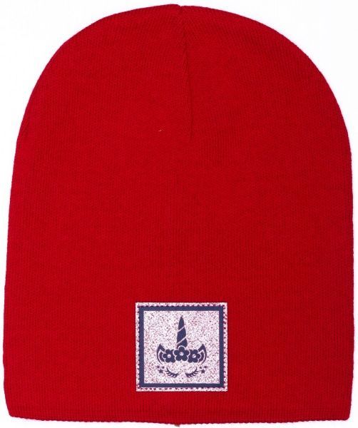 Шапочка детская для девочки Kraft+ арт. 2546 р.50-52 красный 