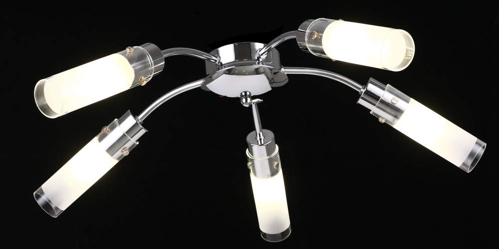 Світильник стельовий Accento lighting Camellia 5x40 Вт E14 хром ALPL-BL19230-5