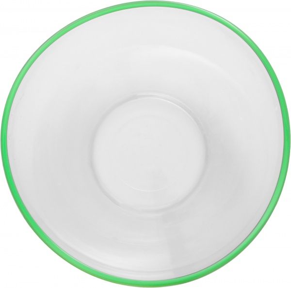 Салатник 21 см 1,5 л с зеленым кантиком Glasmark
