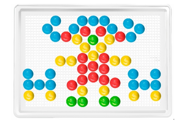 Ігровий набір ТехноК Мозаїка 6 Ø18 мм 140 шт. 3381