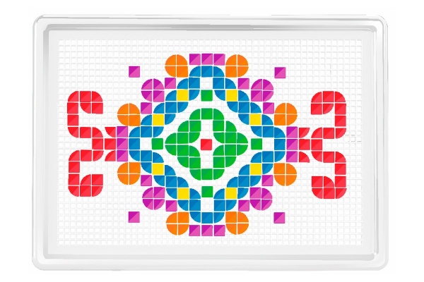 Игровой набор ТехноК Мозаика 8 (геометрические фигуры 528 шт.) 3008