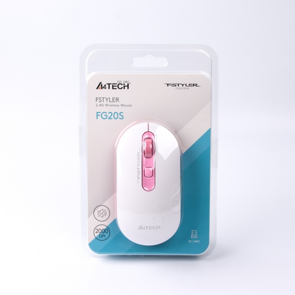 Мишка A4Tech FG20S (Sakura) безшумна 